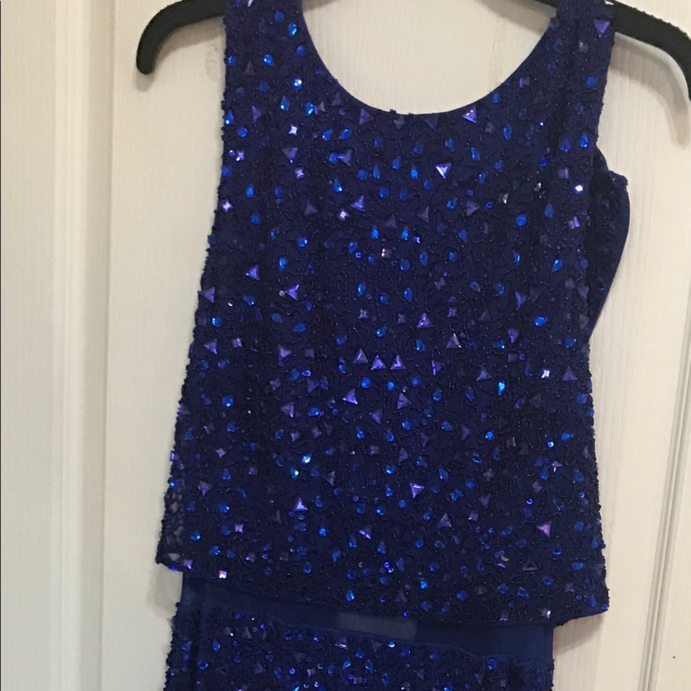 Blue Sparkly Prom/ Homecoming dress